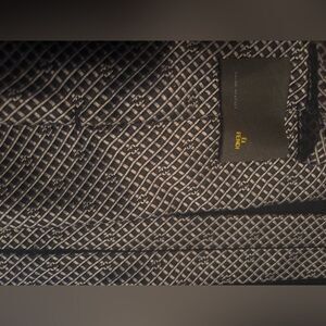 Fendi Printed ff logo dress suit tie big logo silk accessory necktie neck wear